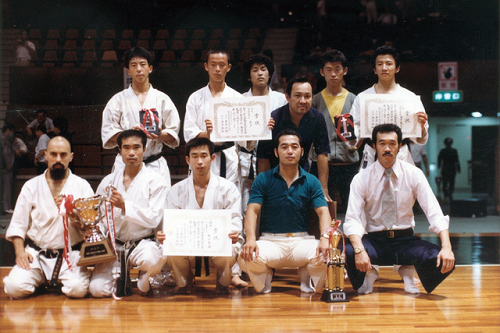 First place in Dantai Kata in SKIF all Japan national tournament